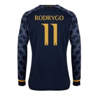 Moški Nogometni dresi Real Madrid Rodrygo Goes #11 Gostujoči 2023-24 Dolgi Rokav